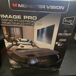 Monster Vision Image Pro 720p HD Projector - Black